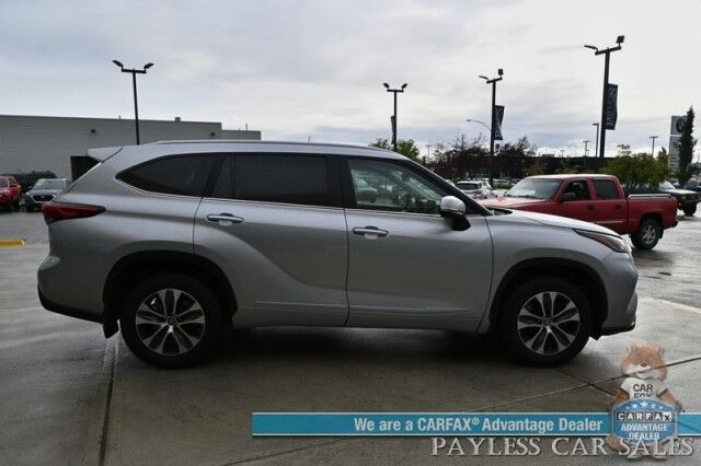 2023 Toyota Highlander XLE / AWD / Power & Heated Leather Seats / Sunroof / Adaptive Cruise / Lane Departure & Blind Spot Alert / Bluetooth / Backup Camera / 3rd Row / Rear Captains Chairs / Seats 7 / 28 MPG / 1-Owner Anchorage AK