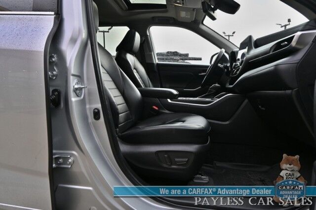 2023 Toyota Highlander XLE / AWD / Power & Heated Leather Seats / Sunroof / Adaptive Cruise / Lane Departure & Blind Spot Alert / Bluetooth / Backup Camera / 3rd Row / Rear Captains Chairs / Seats 7 / 28 MPG / 1-Owner Anchorage AK