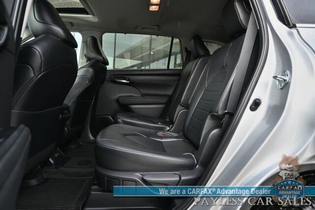 2023 Toyota Highlander XLE / AWD / Power & Heated Leather Seats / Sunroof / Adaptive Cruise / Lane Departure & Blind Spot Alert / Bluetooth / Backup Camera / 3rd Row / Rear Captains Chairs / Seats 7 / 28 MPG / 1-Owner Anchorage AK