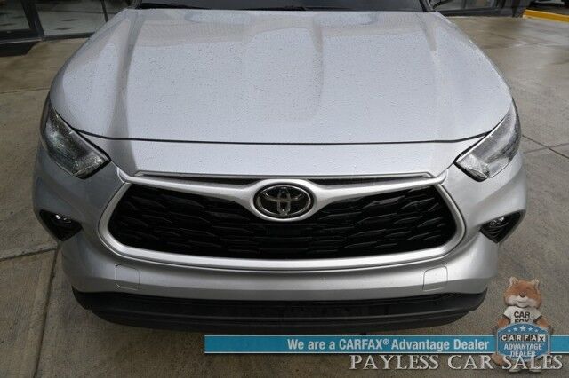 2023 Toyota Highlander XLE / AWD / Power & Heated Leather Seats / Sunroof / Adaptive Cruise / Lane Departure & Blind Spot Alert / Bluetooth / Backup Camera / 3rd Row / Rear Captains Chairs / Seats 7 / 28 MPG / 1-Owner Anchorage AK