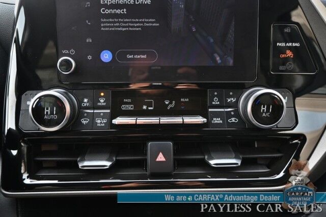 2023 Toyota Highlander XLE / AWD / Power & Heated Leather Seats / Sunroof / Adaptive Cruise / Lane Departure & Blind Spot Alert / Bluetooth / Backup Camera / 3rd Row / Rear Captains Chairs / Seats 7 / 28 MPG / 1-Owner Anchorage AK