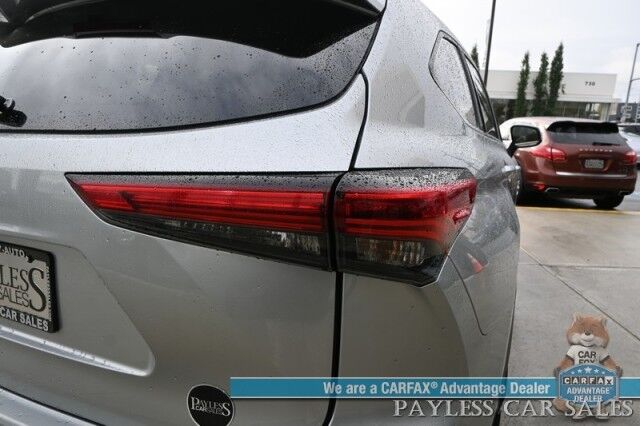 2023 Toyota Highlander XLE / AWD / Power & Heated Leather Seats / Sunroof / Adaptive Cruise / Lane Departure & Blind Spot Alert / Bluetooth / Backup Camera / 3rd Row / Rear Captains Chairs / Seats 7 / 28 MPG / 1-Owner Anchorage AK