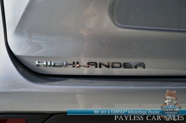 2023 Toyota Highlander XLE / AWD / Power & Heated Leather Seats / Sunroof / Adaptive Cruise / Lane Watch & Blind Spot / Apple CarPlay & Android Auto / Captain Chairs / 3rd Row / Seats 7 / Back Up Cam / Only 27K Miles / 1-Owner Anchorage AK
