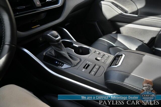 2023 Toyota Highlander XLE / AWD / Power & Heated Leather Seats / Sunroof / Adaptive Cruise / Lane Watch & Blind Spot / Apple CarPlay & Android Auto / Captain Chairs / 3rd Row / Seats 7 / Back Up Cam / Only 27K Miles / 1-Owner Wasilla AK