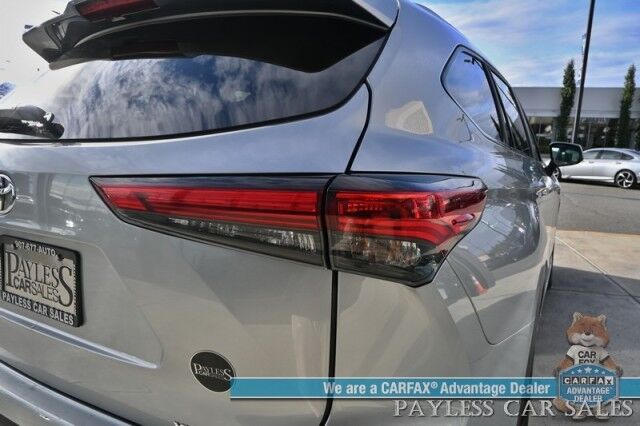 2023 Toyota Highlander XLE / AWD / Power & Heated Leather Seats / Sunroof / Adaptive Cruise / Lane Watch & Blind Spot / Apple CarPlay & Android Auto / Captain Chairs / 3rd Row / Seats 7 / Back Up Cam / Only 27K Miles / 1-Owner Anchorage AK