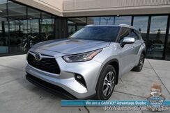 2023_Toyota_Highlander_XLE / AWD / Power & Heated Leather Seats / Sunroof / Adaptive Cruise / Lane Watch & Blind Spot / Apple CarPlay & Android Auto / Captain Chairs / 3rd Row / Seats 7 / Back Up Cam / Only 27K Miles / 1-Owner_ Anchorage AK