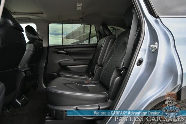 2023 Toyota Highlander XLE / AWD / Power & Heated Leather Seats / Sunroof / Blind Spot & Collision Alert / Lane Departure Alert / 3rd Row / Captain Chairs / Seats 7 / Apple CarPlay & Android Auto / Keyless Entry & Start / 1-Owner Anchorage AK