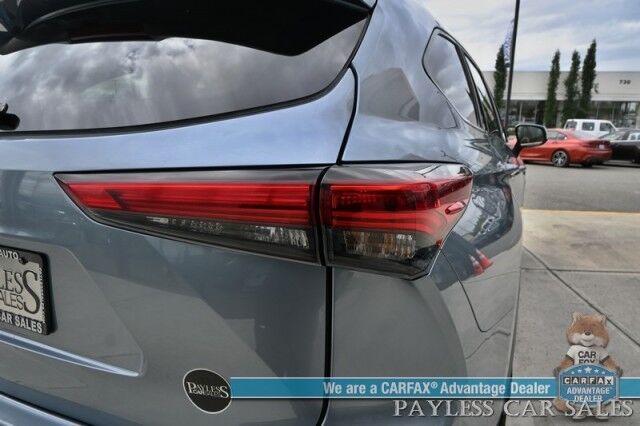2023 Toyota Highlander XLE / AWD / Power & Heated Leather Seats / Sunroof / Blind Spot & Collision Alert / Lane Departure Alert / 3rd Row / Captain Chairs / Seats 7 / Apple CarPlay & Android Auto / Keyless Entry & Start / 1-Owner Anchorage AK