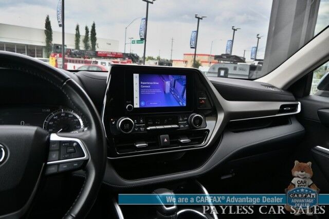 2023 Toyota Highlander XLE / AWD / Power & Heated Leather Seats / Sunroof / Blind Spot & Collision Alert / Lane Departure Alert / 3rd Row / Captain Chairs / Seats 7 / Apple CarPlay & Android Auto / Keyless Entry & Start / 1-Owner Anchorage AK