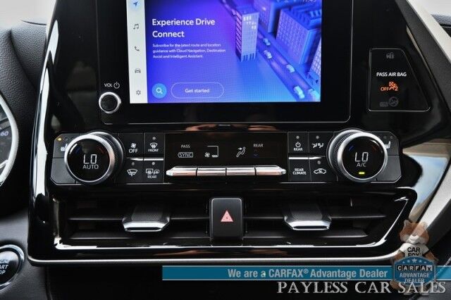 2023 Toyota Highlander XLE / AWD / Power & Heated Leather Seats / Sunroof / Blind Spot & Collision Alert / Lane Departure Alert / 3rd Row / Captain Chairs / Seats 7 / Apple CarPlay & Android Auto / Keyless Entry & Start / 1-Owner Anchorage AK