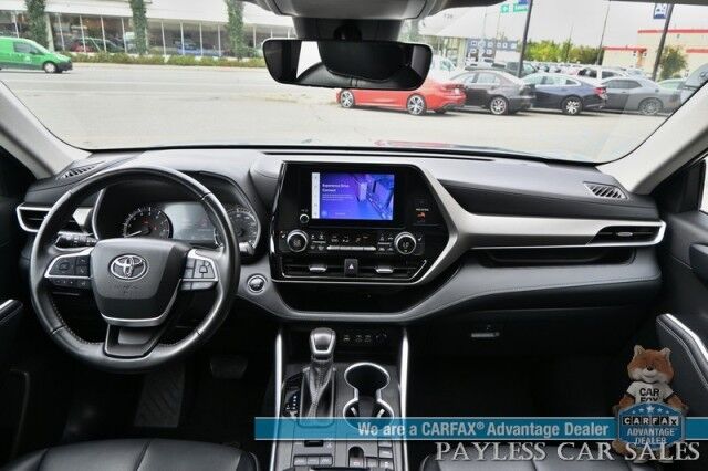 2023 Toyota Highlander XLE / AWD / Power & Heated Leather Seats / Sunroof / Blind Spot & Collision Alert / Lane Departure Alert / 3rd Row / Captain Chairs / Seats 7 / Apple CarPlay & Android Auto / Keyless Entry & Start / 1-Owner Anchorage AK