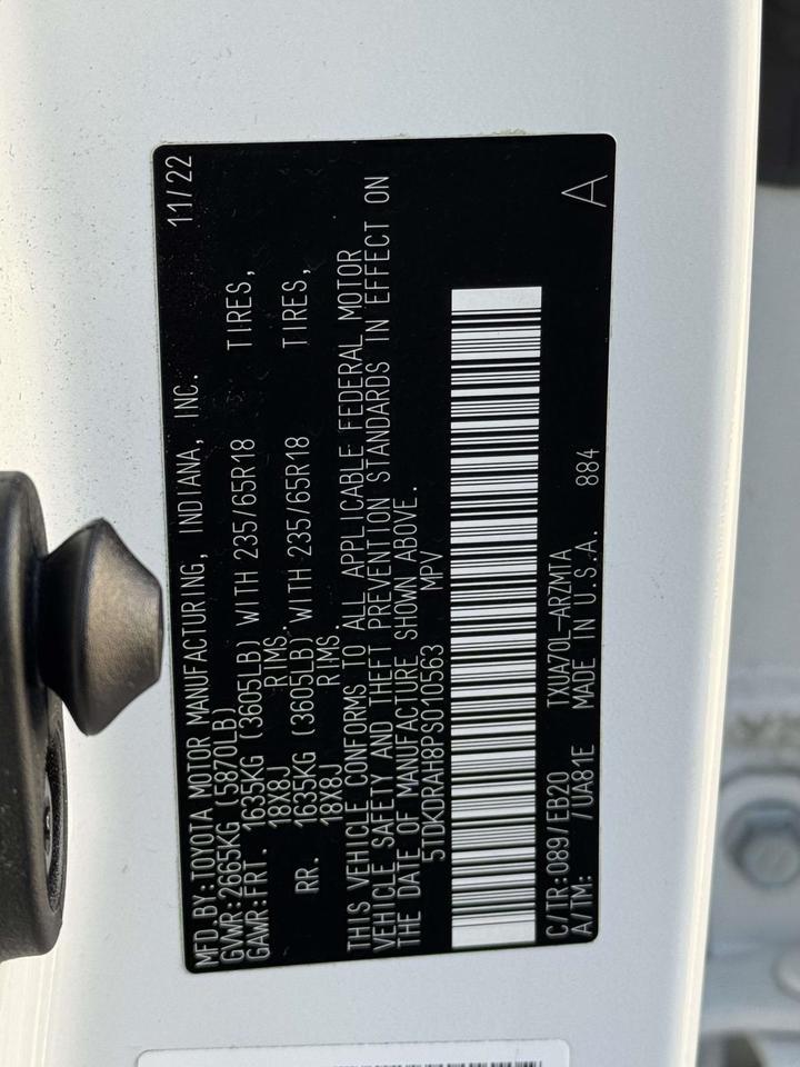 2023 Toyota Highlander XLE Fredericksburg VA