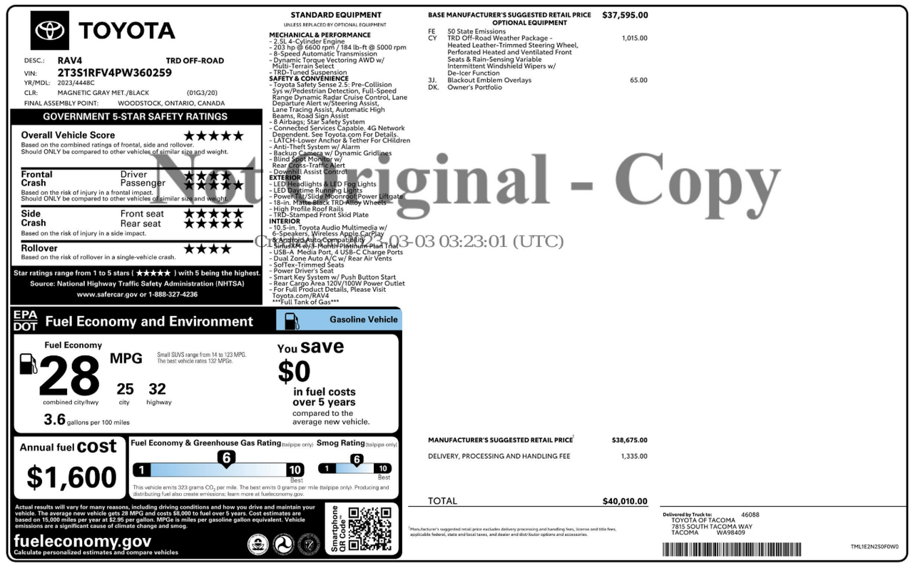 2023 Toyota RAV4 TRD Off Road Knoxville TN