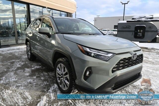 2023 Toyota RAV4 XLE Premium / AWD / Auto Start / Weather Pkg / Power & Heated Leather Seats / Heated Steering / Sunroof / Lane Depart & Blind Spot / Apple CarPlay & Android Auto / Back Up Cam / Keyless Entry & Start / 1-Owner Anchorage AK 2023 Toyota RAV4 XLE Premium / AWD / Auto Start / Weather Pkg / Power & Heated Leather Seats / Heated Steering / Sunroof / Lane Depart & Blind Spot / Apple CarPlay & Android Auto / Back Up Cam / Keyless Entry & Start / 1-Owner Anchorage AK