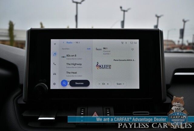 2023 Toyota RAV4 XLE Premium / AWD / Auto Start / Weather Pkg / Power & Heated Leather Seats / Heated Steering / Sunroof / Lane Depart & Blind Spot / Apple CarPlay & Android Auto / Back Up Cam / Keyless Entry & Start / 1-Owner Anchorage AK