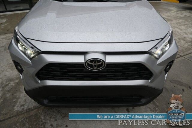 2023 Toyota RAV4 XLE Premium / AWD / Auto Start / Weather Pkg / Power & Heated Leather Seats / Heated Steering / Sunroof / Lane Depart & Blind Spot / Apple CarPlay & Android Auto / Back Up Cam / Keyless Entry & Start / 1-Owner Anchorage AK