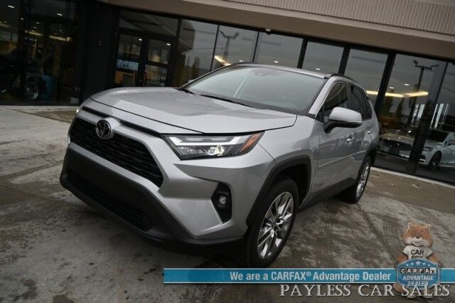 2023 Toyota RAV4 XLE Premium / AWD / Auto Start / Weather Pkg / Power & Heated Leather Seats / Heated Steering / Sunroof / Lane Depart & Blind Spot / Apple CarPlay & Android Auto / Back Up Cam / Keyless Entry & Start / 1-Owner Anchorage AK