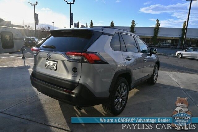 2023 Toyota RAV4 XLE Premium / AWD / Auto Start / Weather Pkg / Power & Heated Leather Seats / Heated Steering / Sunroof / Lane Depart & Blind Spot / Apple CarPlay & Android Auto / Back Up Cam / Keyless Entry & Start / 1-Owner Anchorage AK