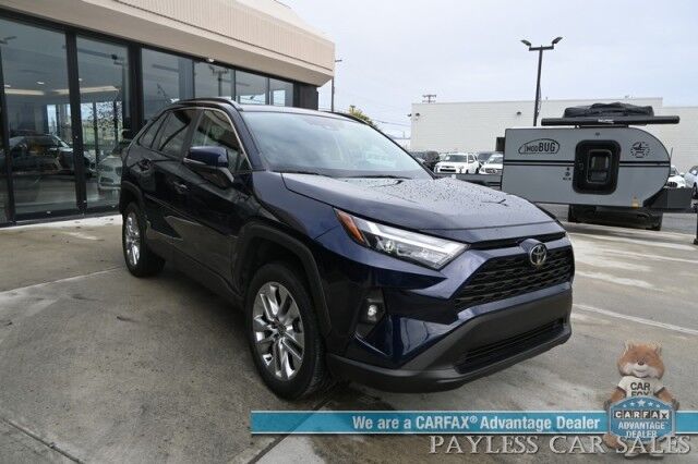 2023 Toyota RAV4 XLE Premium / AWD / Weather Pkg / Auto Start / Power & Heated Leather Seats / Heated Steering Wheel / Sunroof / Lane Departure & Blind Spot Alert / Apple CarPlay & Android Auto / Back Up Camera / 1-Owner Anchorage AK