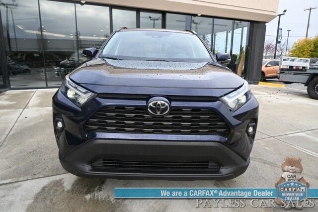2023 Toyota RAV4 XLE Premium / AWD / Weather Pkg / Auto Start / Power & Heated Leather Seats / Heated Steering Wheel / Sunroof / Lane Departure & Blind Spot Alert / Apple CarPlay & Android Auto / Back Up Camera / 1-Owner Anchorage AK