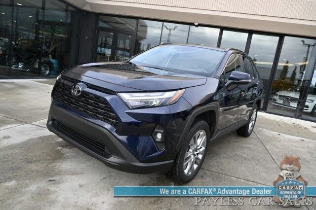 2023 Toyota RAV4 XLE Premium / AWD / Weather Pkg / Auto Start / Power & Heated Leather Seats / Heated Steering Wheel / Sunroof / Lane Departure & Blind Spot Alert / Apple CarPlay & Android Auto / Back Up Camera / 1-Owner Anchorage AK