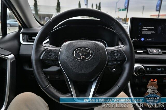 2023 Toyota RAV4 XLE Premium / AWD / Weather Pkg / Power & Heated Leather Seats / Heated Steering Wheel / Sunroof / Blind Spot & Lane Alert / Apple CarPlay & Android Auto / Back Up Camera / Power Liftgate / Keyless Entry & Start / 1-Owner Anchorage AK
