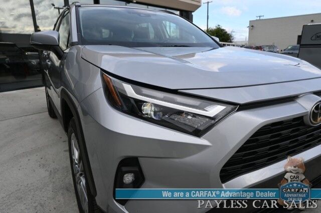 2023 Toyota RAV4 XLE Premium / AWD / Weather Pkg / Power & Heated Leather Seats / Heated Steering Wheel / Sunroof / Blind Spot & Lane Alert / Apple CarPlay & Android Auto / Back Up Camera / Power Liftgate / Keyless Entry & Start / 1-Owner Anchorage AK