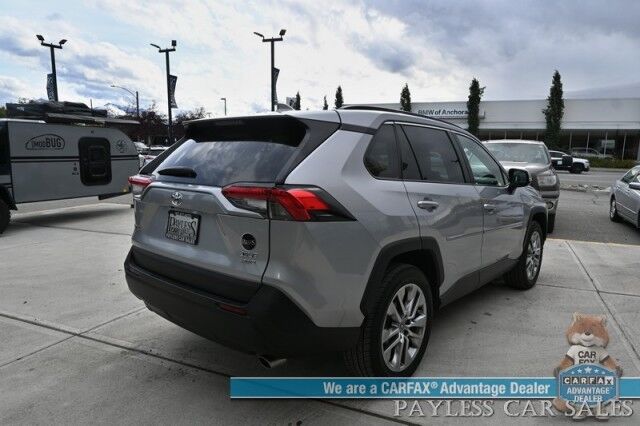 2023 Toyota RAV4 XLE Premium / AWD / Weather Pkg / Power & Heated Leather Seats / Heated Steering Wheel / Sunroof / Blind Spot & Lane Alert / Apple CarPlay & Android Auto / Back Up Camera / Power Liftgate / Keyless Entry & Start / 1-Owner Anchorage AK
