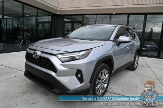 2023 Toyota RAV4 XLE Premium / AWD / Weather Pkg / Power & Heated Leather Seats / Heated Steering Wheel / Sunroof / Blind Spot & Lane Alert / Apple CarPlay & Android Auto / Back Up Camera / Power Liftgate / Keyless Entry & Start / 1-Owner Anchorage AK