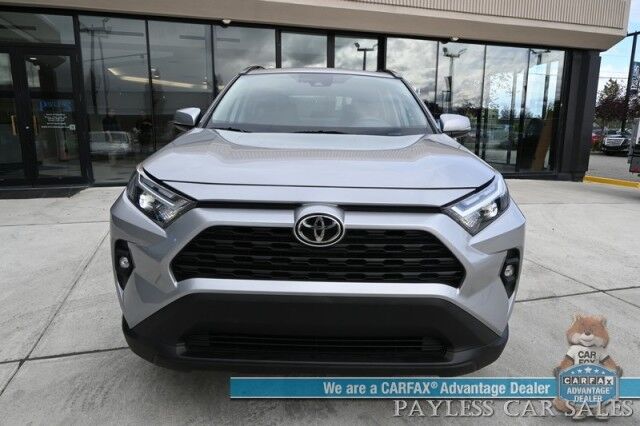 2023 Toyota RAV4 XLE Premium / AWD / Weather Pkg / Power & Heated Leather Seats / Heated Steering Wheel / Sunroof / Blind Spot & Lane Alert / Apple CarPlay & Android Auto / Back Up Camera / Power Liftgate / Keyless Entry & Start / 1-Owner Anchorage AK