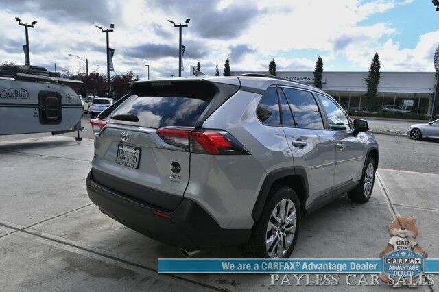 2023 Toyota RAV4 XLE Premium / AWD / Weather Pkg / Power & Heated Leather Seats / Heated Steering Wheel / Sunroof / Blind Spot & Lane Alert / Apple CarPlay & Android Auto / Back Up Camera / Power Liftgate / Keyless Entry & Start / 1-Owner Anchorage AK