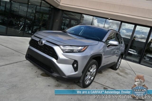 2023 Toyota RAV4 XLE Premium / AWD / Weather Pkg / Power & Heated Leather Seats / Heated Steering Wheel / Sunroof / Blind Spot & Lane Alert / Apple CarPlay & Android Auto / Back Up Camera / Power Liftgate / Keyless Entry & Start / 1-Owner Anchorage AK