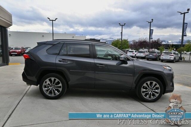 2023 Toyota RAV4 XLE Premium / AWD / Weather Pkg / Power & Heated Leather Seats / Heated Steering Wheel / Sunroof / Blind Spot & Lane Alert / Apple CarPlay & Android Auto / Back Up Camera / Power Liftgate / Keyless Entry & Start / 1-Owner Anchorage AK