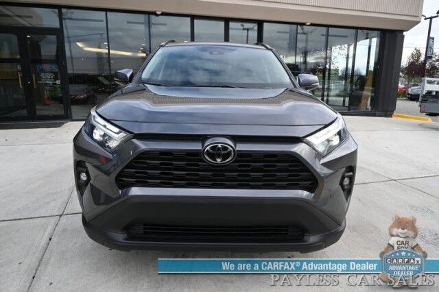 2023 Toyota RAV4 XLE Premium / AWD / Weather Pkg / Power & Heated Leather Seats / Heated Steering Wheel / Sunroof / Blind Spot & Lane Alert / Apple CarPlay & Android Auto / Back Up Camera / Power Liftgate / Keyless Entry & Start / 1-Owner Anchorage AK