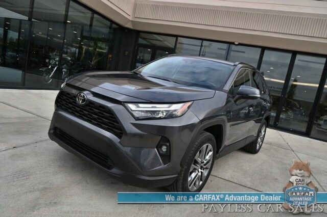 2023 Toyota RAV4 XLE Premium / AWD / Weather Pkg / Power & Heated Leather Seats / Heated Steering Wheel / Sunroof / Blind Spot & Lane Alert / Apple CarPlay & Android Auto / Back Up Camera / Power Liftgate / Keyless Entry & Start / 1-Owner Anchorage AK