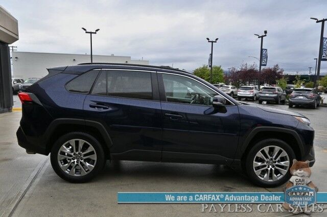2023 Toyota RAV4 XLE Premium / AWD / Weather Pkg / Power & Heated Leather Seats / Heated Steering Wheel / Sunroof / Blind Spot & Lane Alert / Apple CarPlay & Android Auto / Back Up Camera / Power Liftgate / Keyless Entry & Start / 1-Owner Anchorage AK