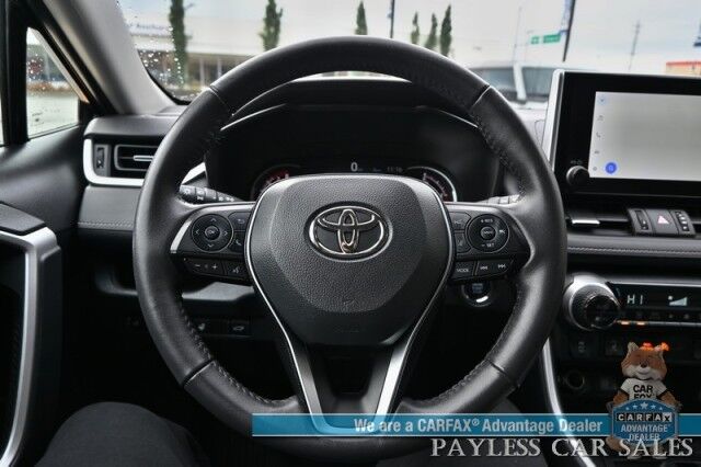 2023 Toyota RAV4 XLE Premium / AWD / Weather Pkg / Power & Heated Leather Seats / Heated Steering Wheel / Sunroof / Blind Spot & Lane Alert / Apple CarPlay & Android Auto / Back Up Camera / Power Liftgate / Keyless Entry & Start / 1-Owner Anchorage AK