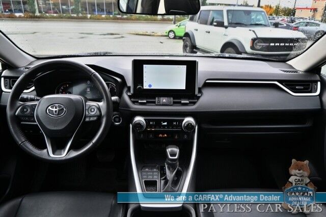 2023 Toyota RAV4 XLE Premium / AWD / Weather Pkg / Power & Heated Leather Seats / Heated Steering Wheel / Sunroof / Blind Spot & Lane Alert / Apple CarPlay & Android Auto / Back Up Camera / Power Liftgate / Keyless Entry & Start / 1-Owner Anchorage AK