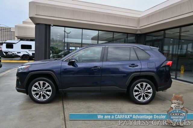 2023 Toyota RAV4 XLE Premium / AWD / Weather Pkg / Power & Heated Leather Seats / Heated Steering Wheel / Sunroof / Blind Spot & Lane Alert / Apple CarPlay & Android Auto / Back Up Camera / Power Liftgate / Keyless Entry & Start / 1-Owner Anchorage AK