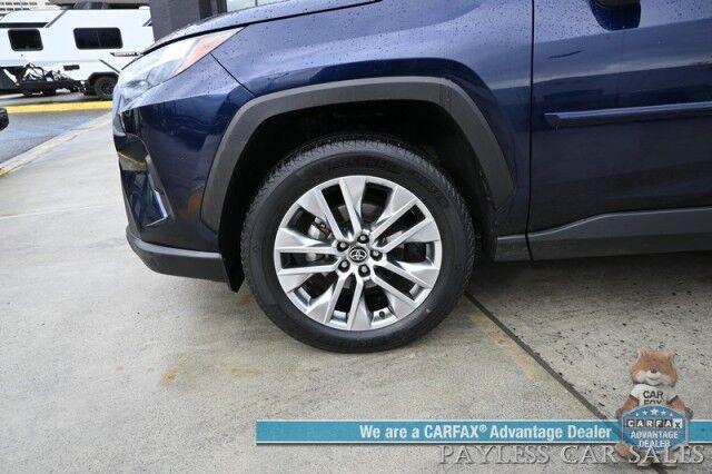 2023 Toyota RAV4 XLE Premium / AWD / Weather Pkg / Power & Heated Leather Seats / Heated Steering Wheel / Sunroof / Blind Spot & Lane Alert / Apple CarPlay & Android Auto / Back Up Camera / Power Liftgate / Keyless Entry & Start / 1-Owner Anchorage AK