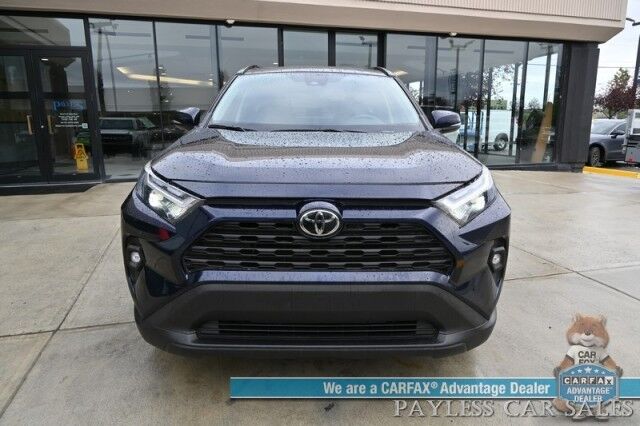 2023 Toyota RAV4 XLE Premium / AWD / Weather Pkg / Power & Heated Leather Seats / Heated Steering Wheel / Sunroof / Blind Spot & Lane Alert / Apple CarPlay & Android Auto / Back Up Camera / Power Liftgate / Keyless Entry & Start / 1-Owner Anchorage AK