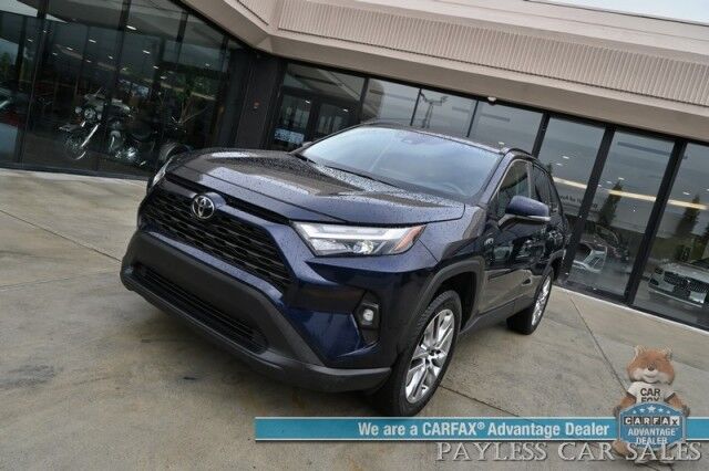 2023 Toyota RAV4 XLE Premium / AWD / Weather Pkg / Power & Heated Leather Seats / Heated Steering Wheel / Sunroof / Blind Spot & Lane Alert / Apple CarPlay & Android Auto / Back Up Camera / Power Liftgate / Keyless Entry & Start / 1-Owner Anchorage AK