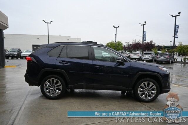 2023 Toyota RAV4 XLE Premium / AWD / Weather Pkg / Power & Heated Leather Seats / Heated Steering Wheel / Sunroof / Blind Spot & Lane Alert / Apple CarPlay & Android Auto / Back Up Camera / Power Liftgate / Keyless Entry & Start / 1-Owner Anchorage AK