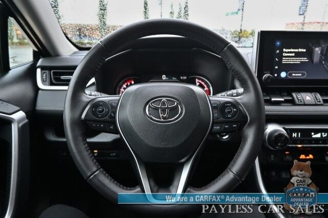 2023 Toyota RAV4 XLE Premium / AWD / Weather Pkg / Power & Heated Leather Seats / Heated Steering Wheel / Sunroof / Blind Spot & Lane Alert / Apple CarPlay & Android Auto / Back Up Camera / Power Liftgate / Keyless Entry & Start / 1-Owner Anchorage AK