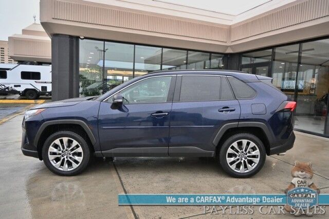 2023 Toyota RAV4 XLE Premium / AWD / Weather Pkg / Power & Heated Leather Seats / Heated Steering Wheel / Sunroof / Blind Spot & Lane Alert / Apple CarPlay & Android Auto / Back Up Camera / Power Liftgate / Keyless Entry & Start / 1-Owner Anchorage AK