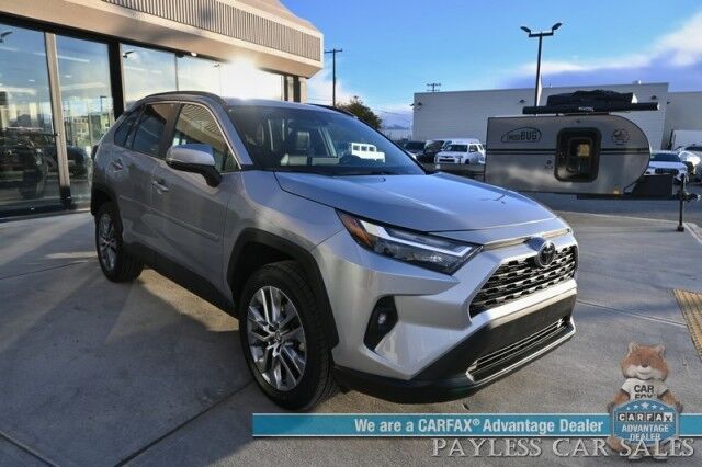 2023 Toyota RAV4 XLE Premium / AWD / Weather Pkg / Power & Heated Leather Seats / Heated Steering Wheel / Sunroof / Lane Depart & Blind Spot Alert / Apple CarPlay & Android Auto / Back Up Camera / Keyless Entry & Start / 1-Owner Anchorage AK