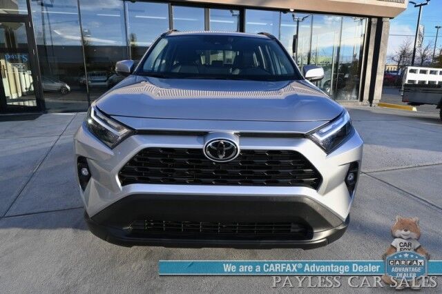 2023 Toyota RAV4 XLE Premium / AWD / Weather Pkg / Power & Heated Leather Seats / Heated Steering Wheel / Sunroof / Lane Depart & Blind Spot Alert / Apple CarPlay & Android Auto / Back Up Camera / Keyless Entry & Start / 1-Owner Anchorage AK