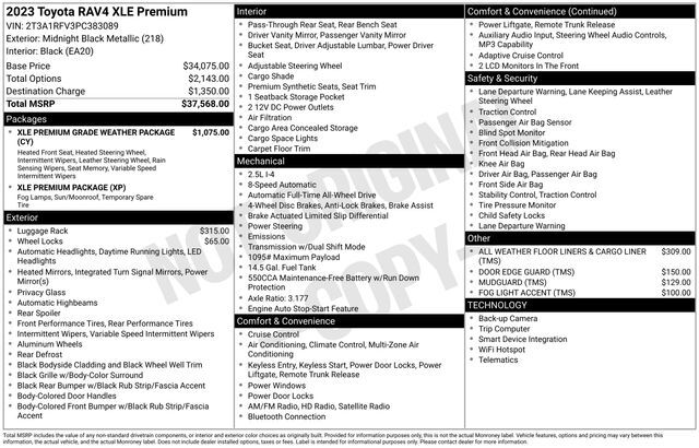 2023 Toyota RAV4 XLE Premium Raleigh NC