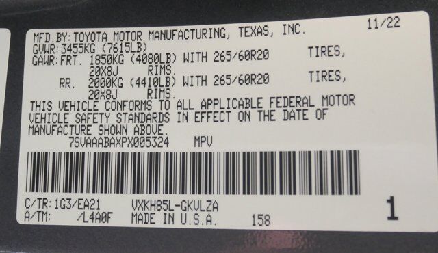2023 Toyota Sequoia Limited San Juan TX