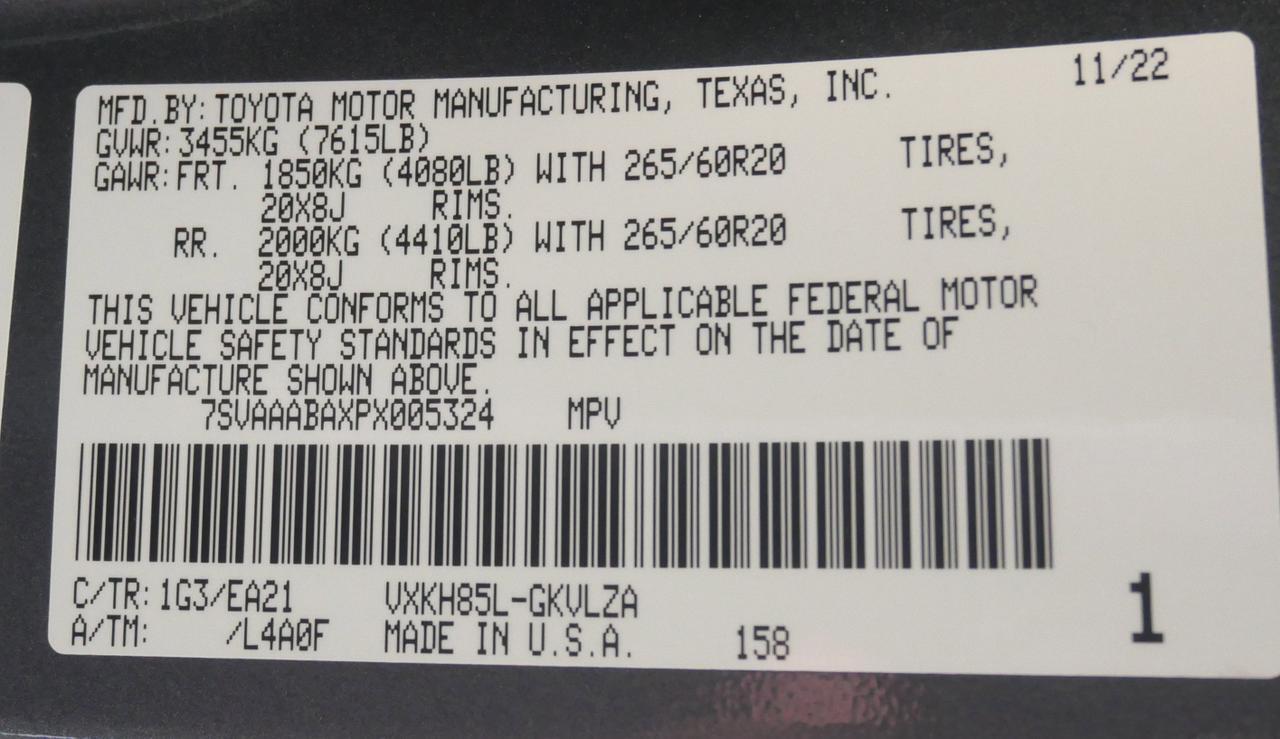 2023 Toyota Sequoia Limited San Juan TX